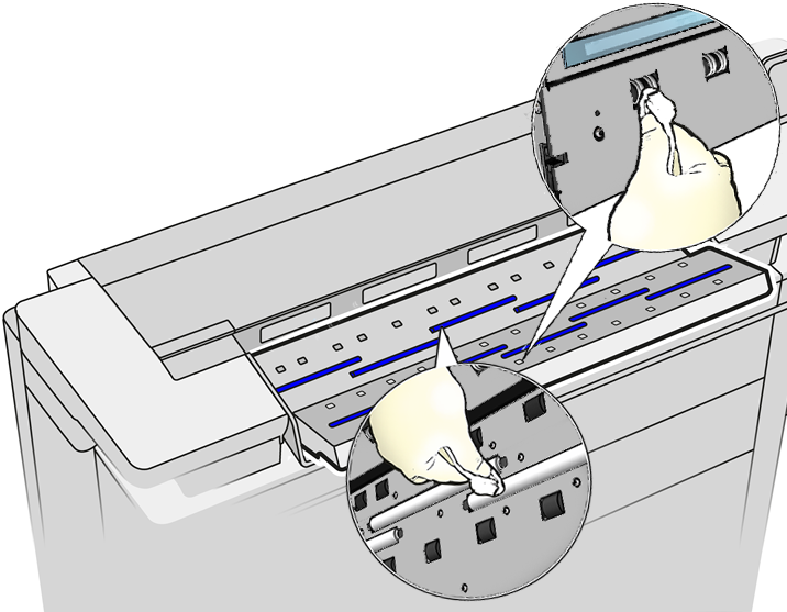 Clean the scanner’s glass plate (MFP only) HP® Customer Support