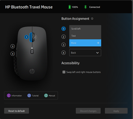 hp bluetooth travel mouse not working