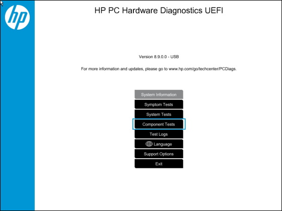 Selecting Component Tests