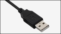 Example of a USB cable connector