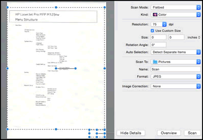 HP printer setup (Mac built-in driver)