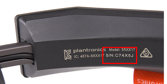 Plantronics discount model s5xx17