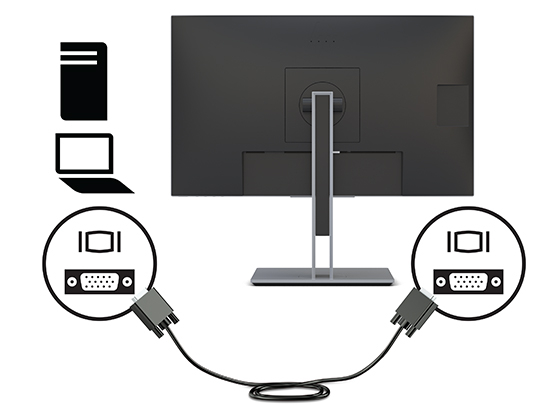 HP PC - モニター、プロジェクター、またはテレビの接続 (Windows