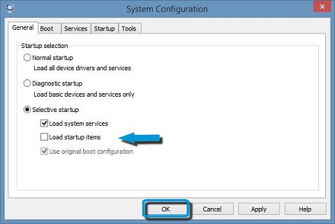 Selecting Selective startup