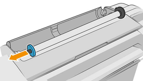 Load a roll onto the spindle | undefined
