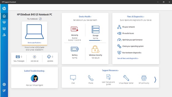 HP PCs - Testing for hardware failures