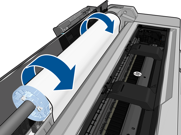 Load a Roll | HP® Customer Support