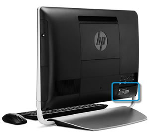 Find product and serial numbers for HP PCs, printers, and accessories