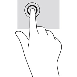 Определение двойного касания