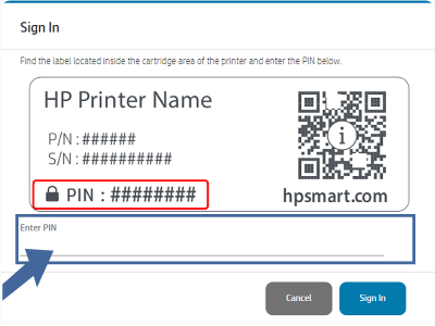 Log In with PIN