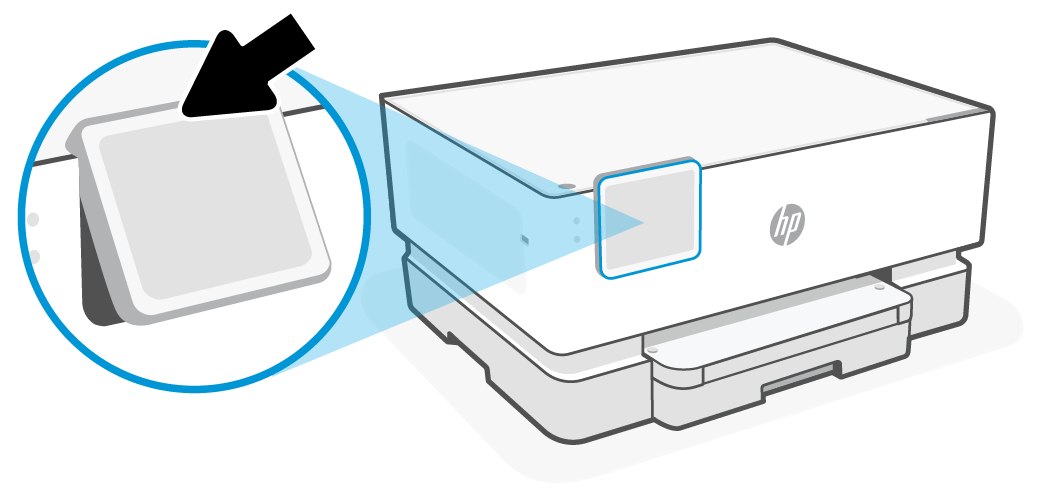 Stampanti HP OfficeJet Pro 9720 - Funzioni del pannello di controllo