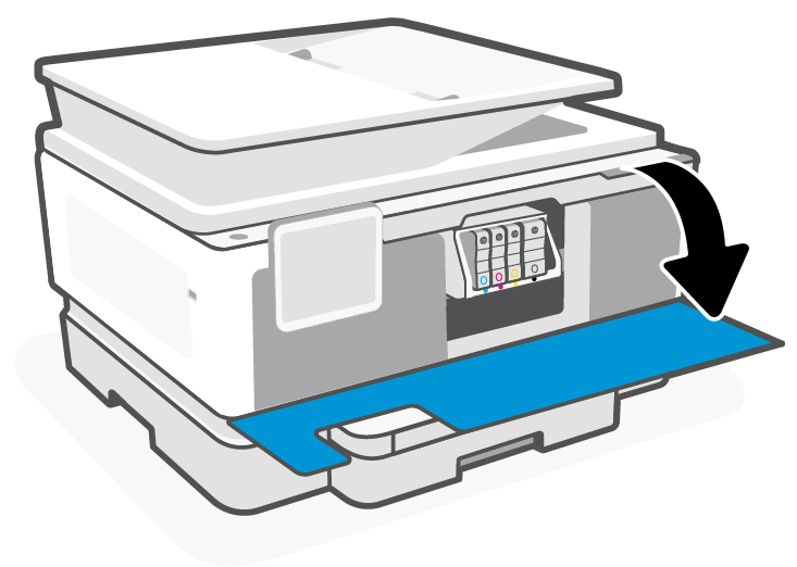 Hp officejet pro 9120 printers een inktcartridge vervangen hp