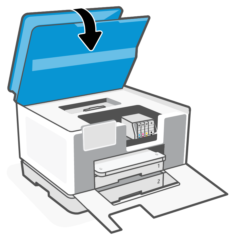 HP OfficeJet Pro 9130 Printers Replace an ink cartridge HP