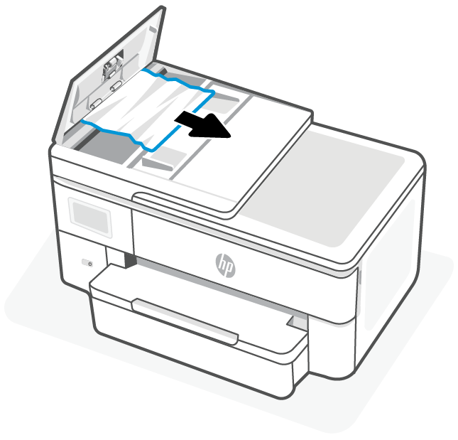 HP OfficeJet Pro 9720 プリンター 「紙詰まり」エラー undefined