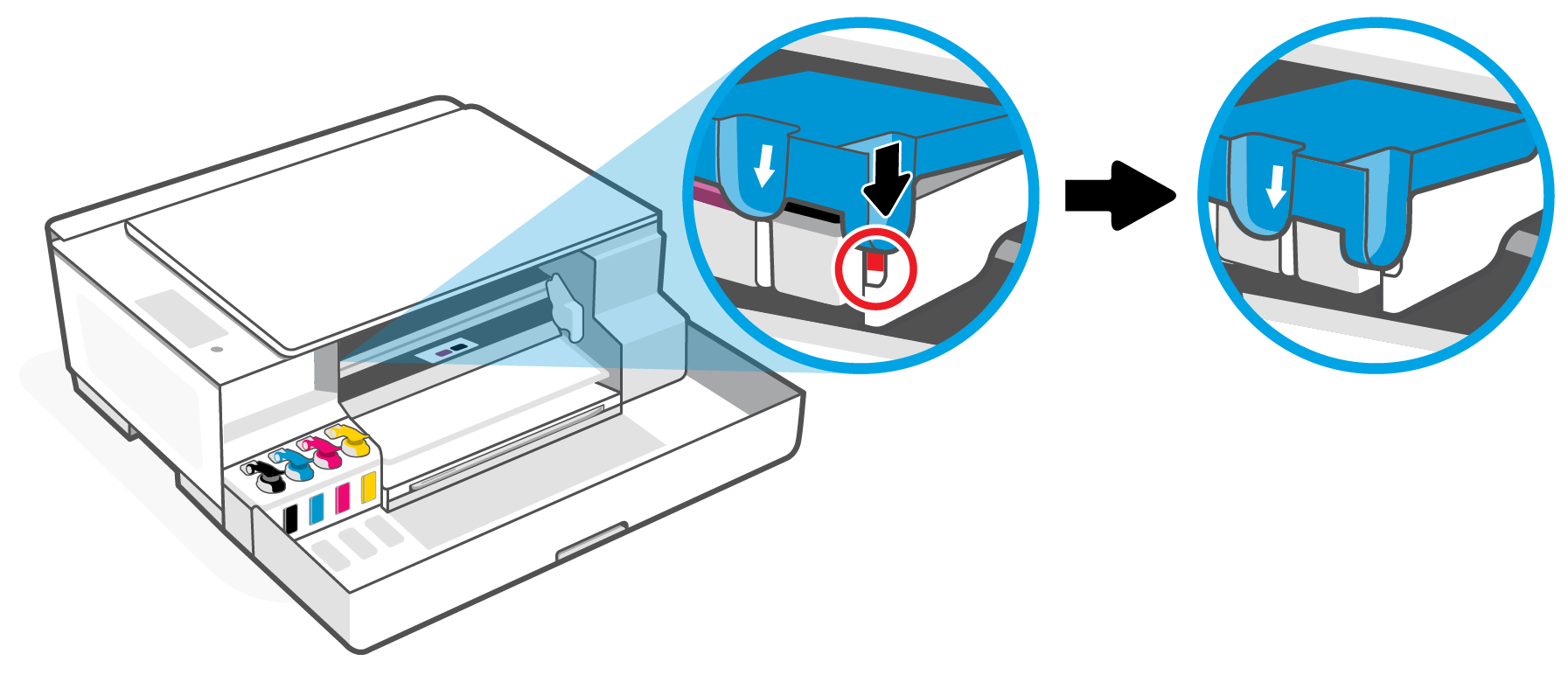 HP Smart Tank Printers 'E4' error (Paper Jam) HP® Support