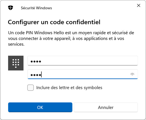 Ordinateurs HP — Configurer les options de connexion avec Windows Hello ...