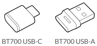 BT700 USB-A / USB-C Adapter - High-fidelity Bluetooth USB Adapter