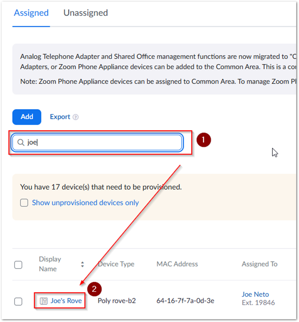 Provisioning Zoom Rove Base Station With Custom Firmware Version. HP