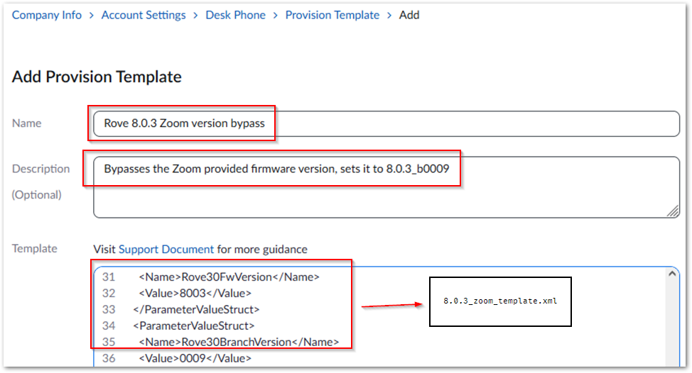 Provisioning Zoom Rove Base Station With Custom Firmware Version. HP