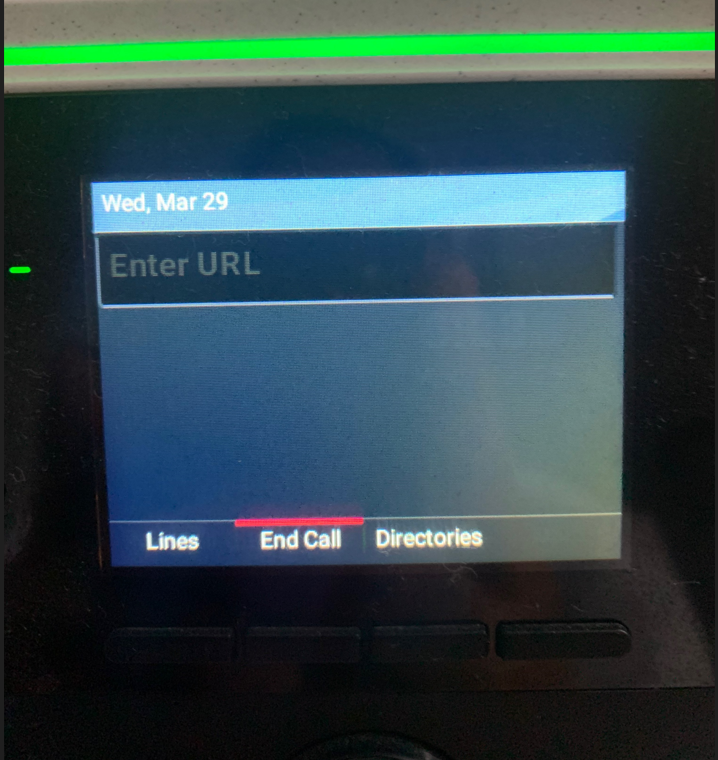 Edge E. Not able to disable Directories softkey in Dial Tone Screen ...