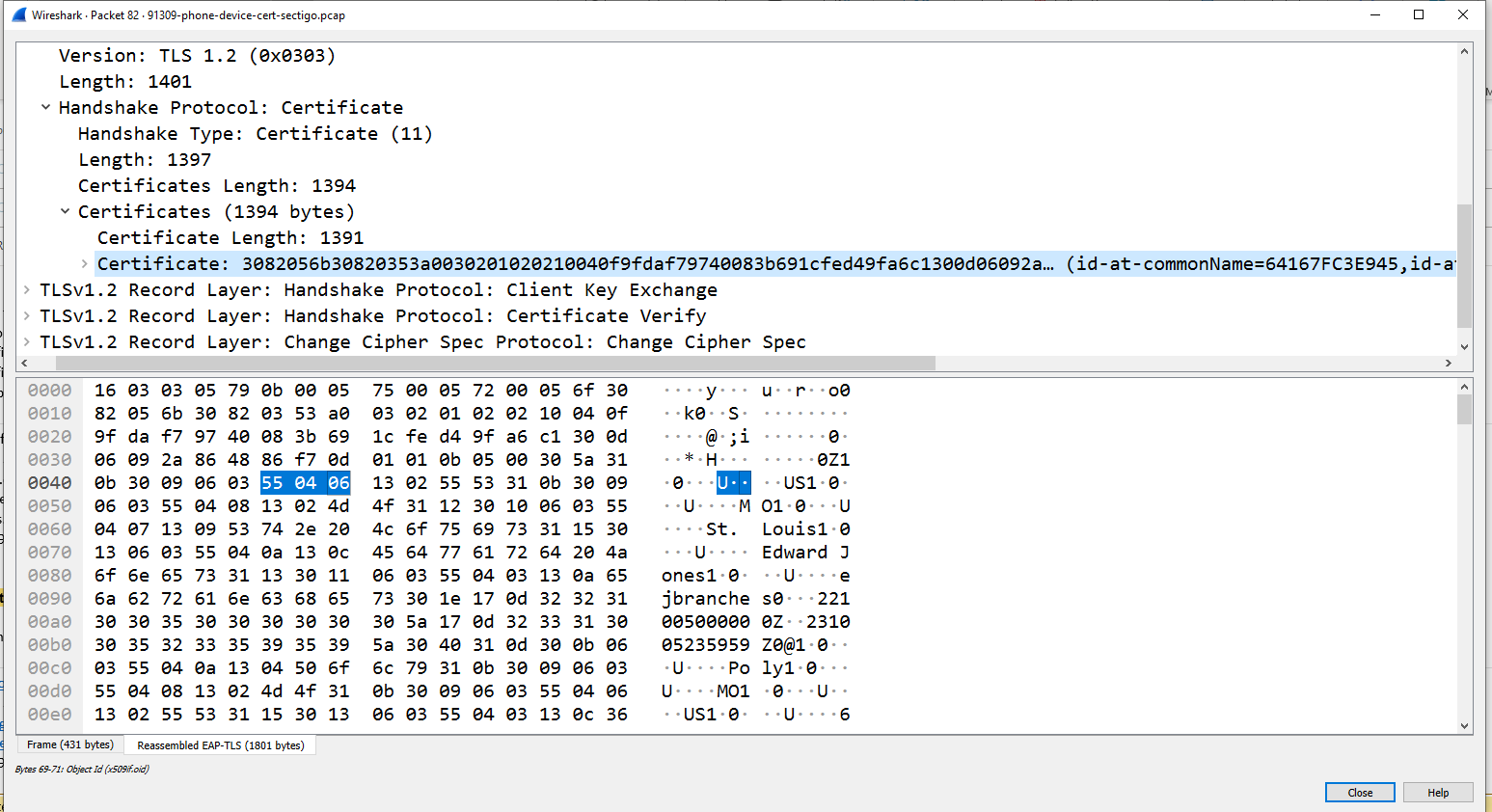 VVX getting Unknown CA when authenticating with 802.1x server. | HP ...