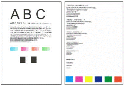 Examples of a test page