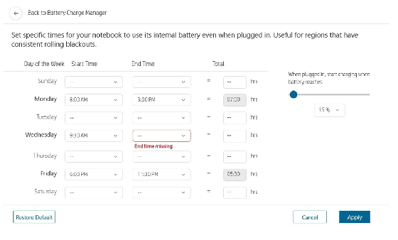 Battery Charge Manager Set Your Battery Schedule