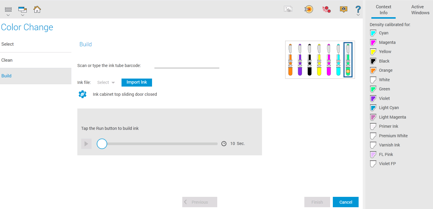 Defining the Colors (Build Ink) HP® Support