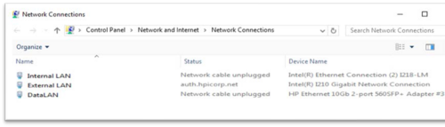 Appendix 8 -Backing up the networkparameters | HP® Customer Support