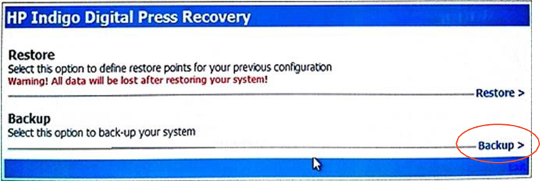 Backing up the computer system | HP® Support
