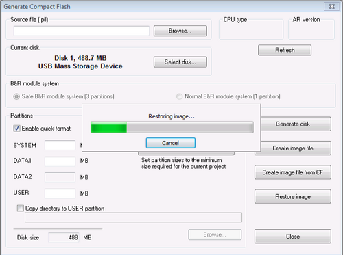 Appendix 5 – Burning the pressPLC image | HP® Customer Support