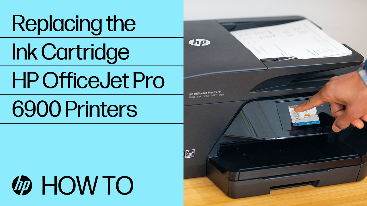 HP OfficeJet 6900 Printers - Replacing ink cartridges | HP® Support