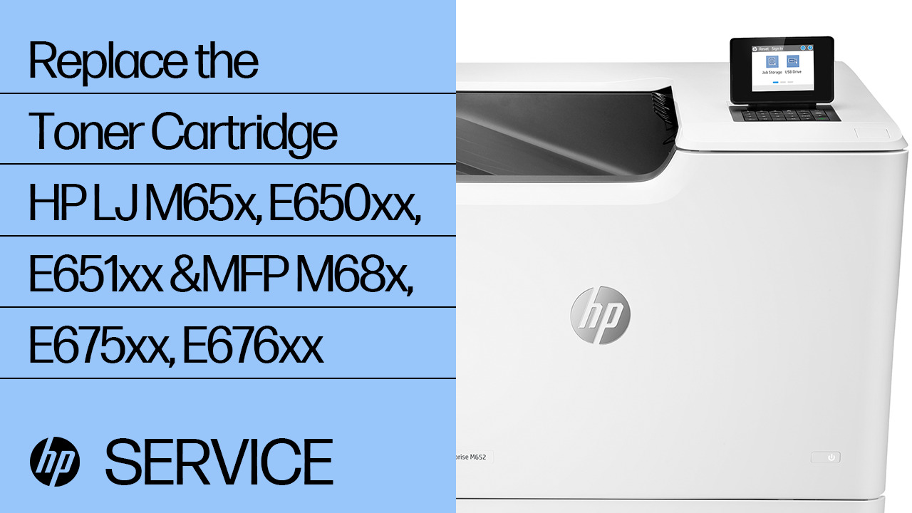 HP Color LaserJet Enterprise M652, M653, Managed E65050, E65060, E65150 ...