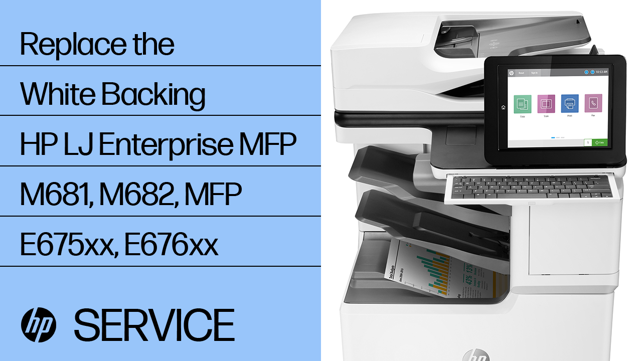 HP Color LaserJet Enterprise MFP M681, M682, Managed MFP E67550