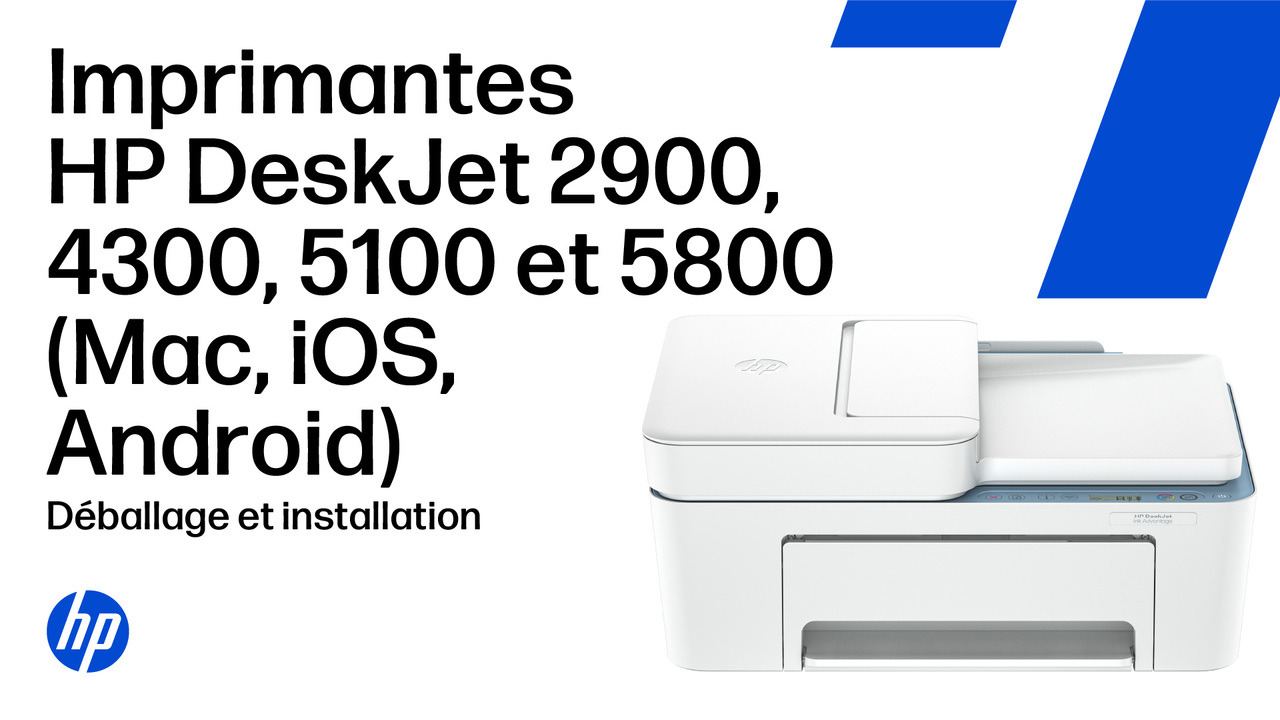 Imprimante Tout-en-un HP DeskJet 2920 Installation | Assistance HP®