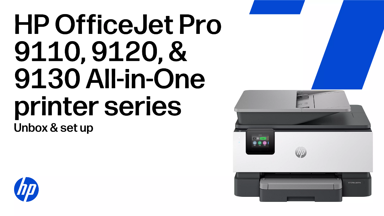 HP OfficeJet Pro 9120e All-in-One Printer Setup | HP® Support