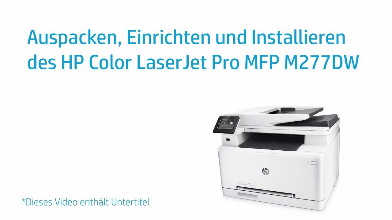Hp Color Laserjet Pro Mfp M277dw Fax Einrichten