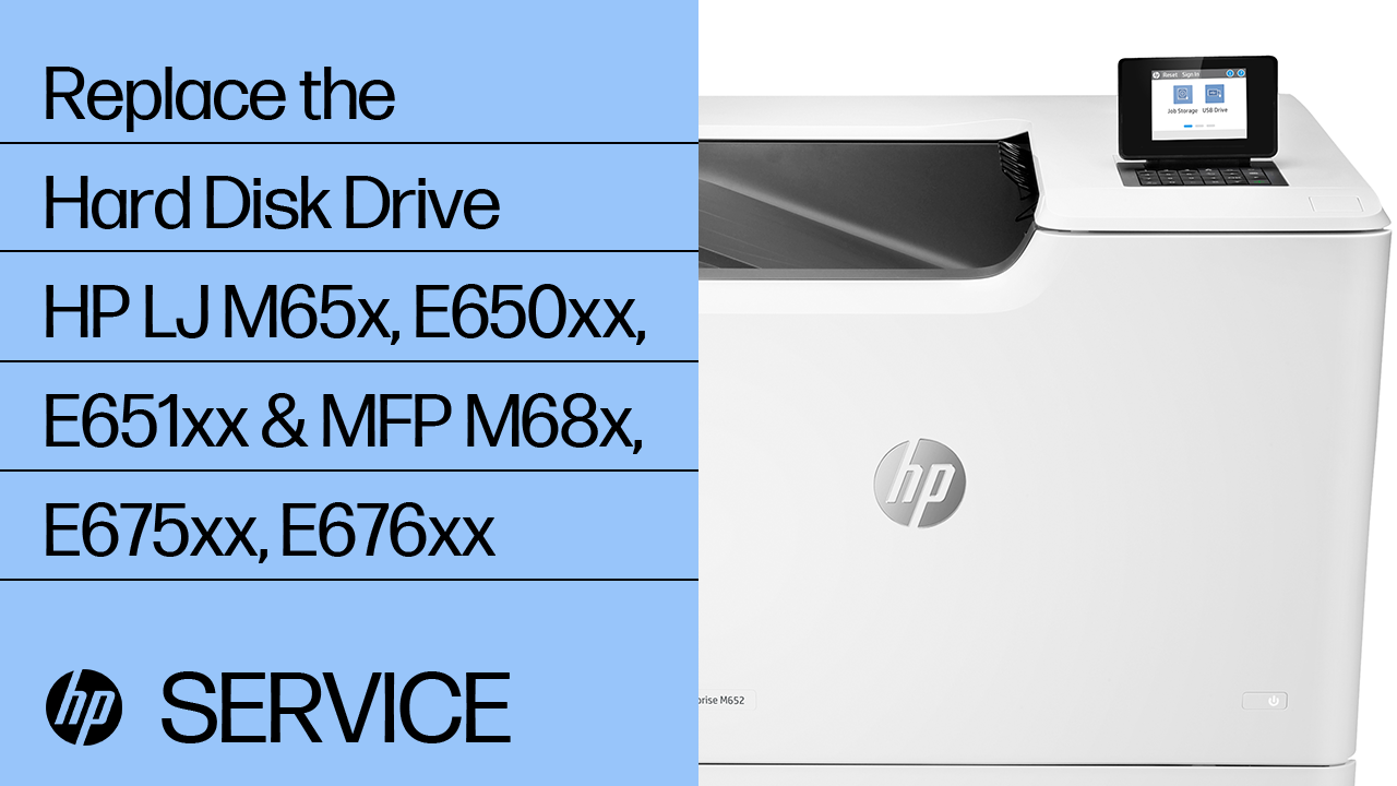 HP Color LaserJet Enterprise M652, M653, Managed E65050, E65060