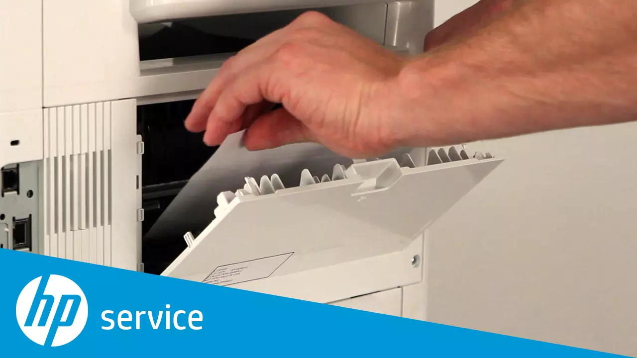 HP Color LaserJet Pro MFP M377, M477 - Clear paper jams in the
