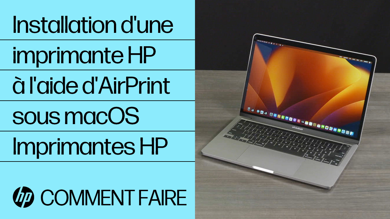 Configurer une imprimante HP (pilote intégré à un Mac) | Assistance HP®