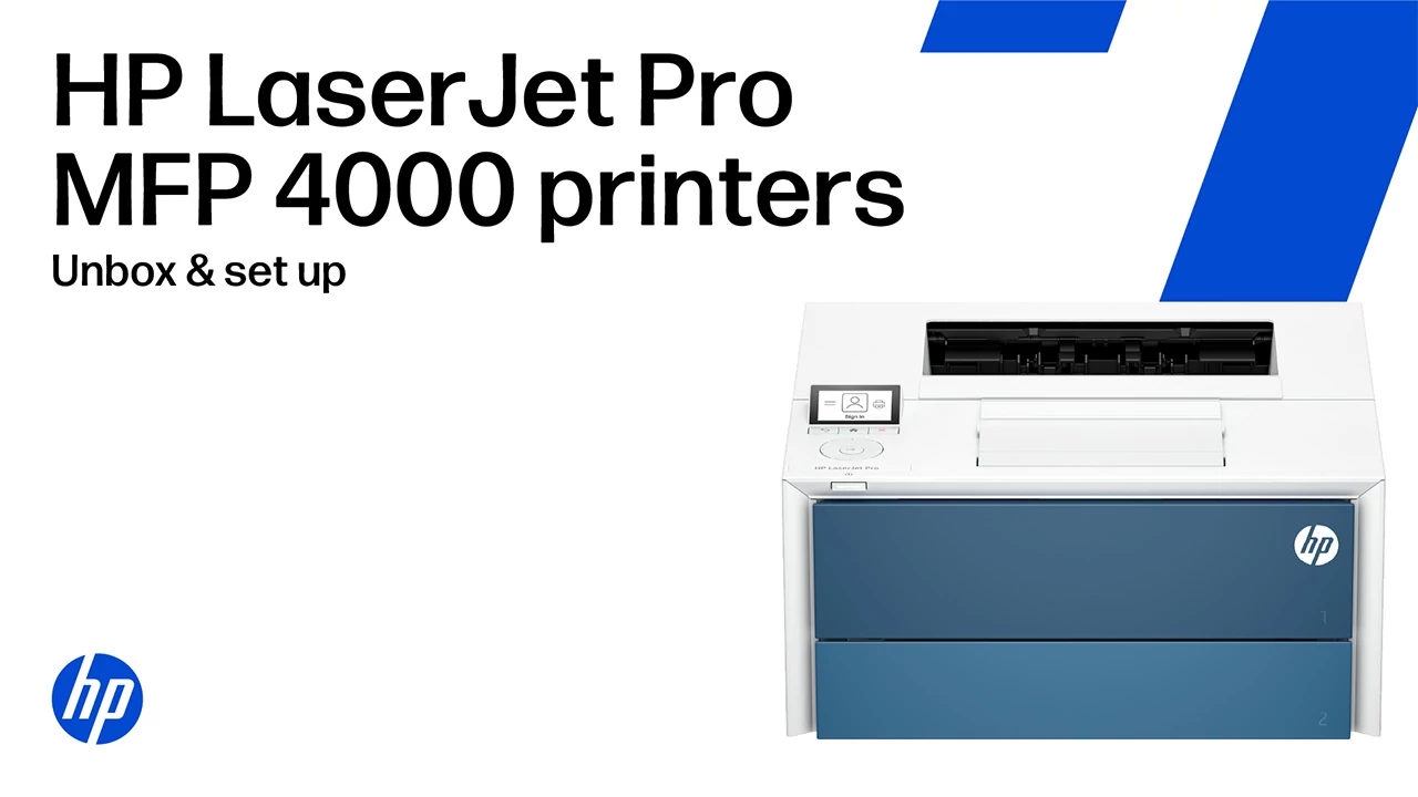 HP LaserJet Pro 4000 Printer series Setup | HP® Support