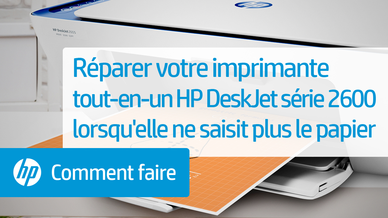 Gamme d'imprimantes tout-en-un HP DeskJet 2600 Installation