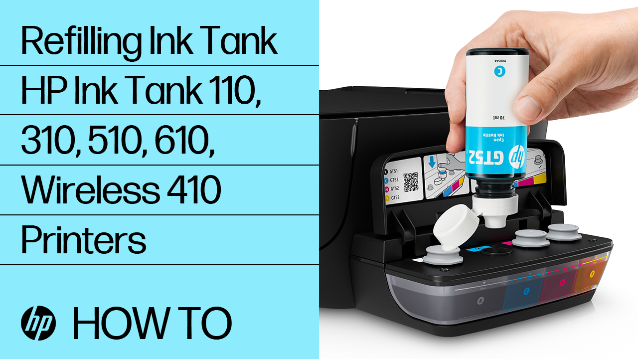 Check the ink tank levels in HP Ink Tank 110, 310, 410 printers | HP ...