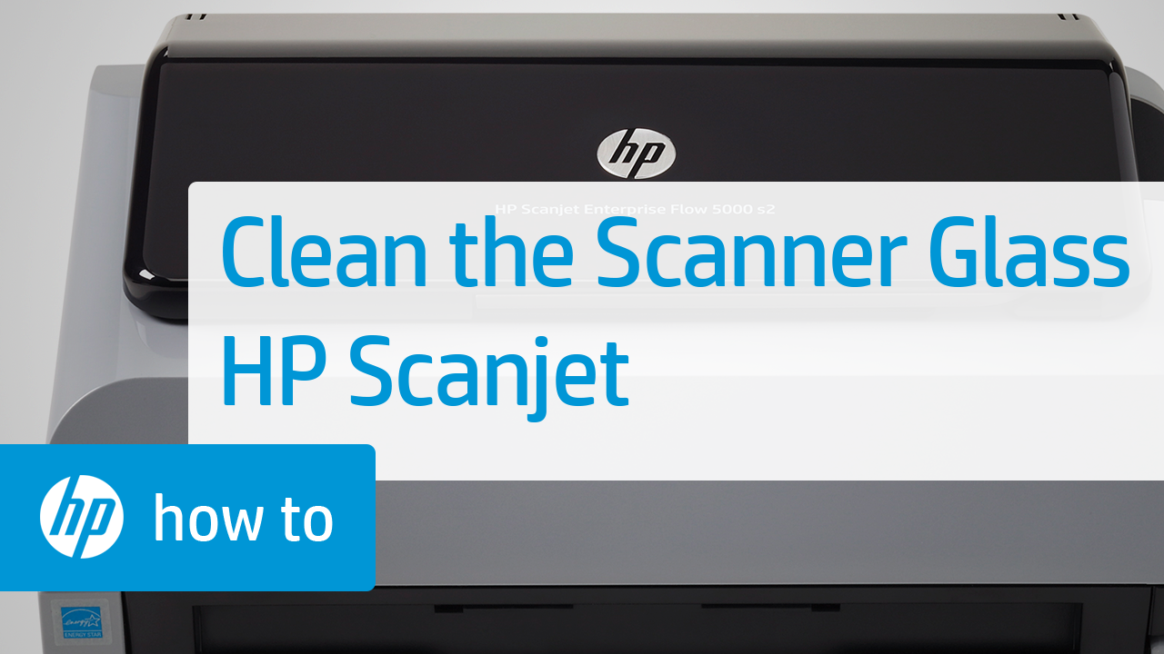 HP Scanjet Sheet-feed Scanners - Clean the scanner glass | undefined
