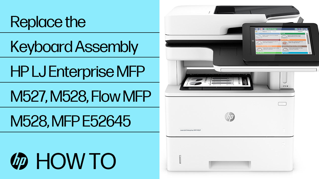 HP LaserJet Enterprise MFP M527, HP LaserJet Managed MFP E52545