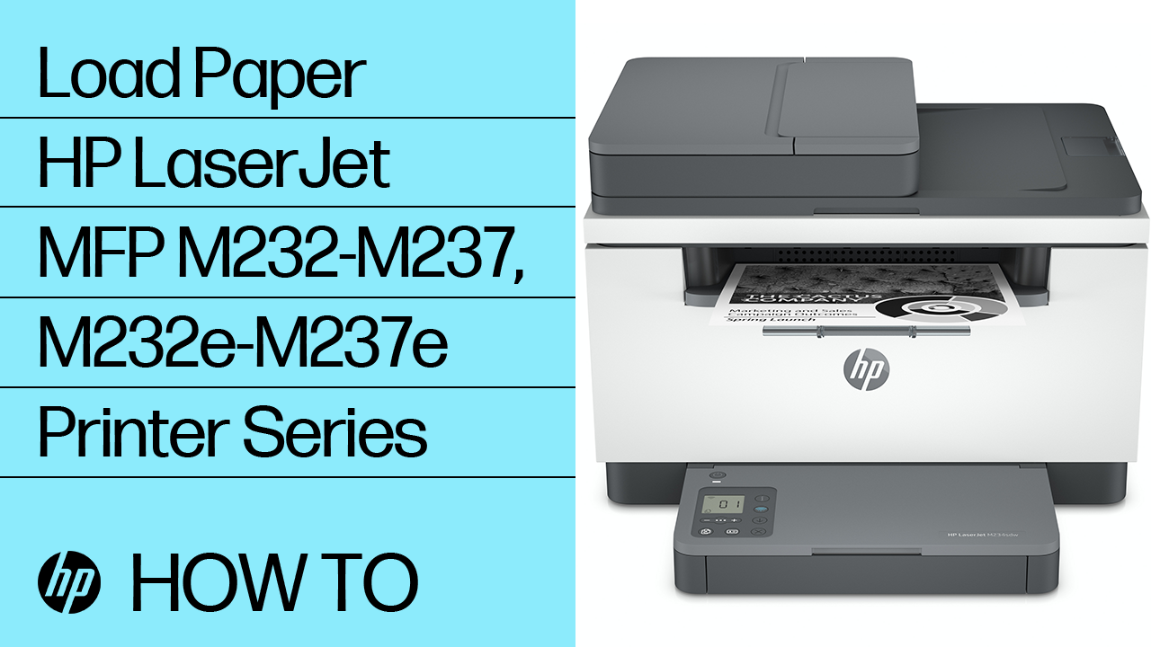 HP LaserJet MFP M234sdw Printer Setup | HP® Support