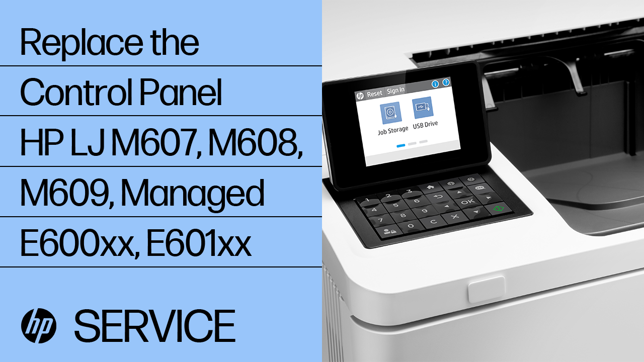 HP LaserJet Enterprise M607, M608, M609, M610, M611, M612, M612
