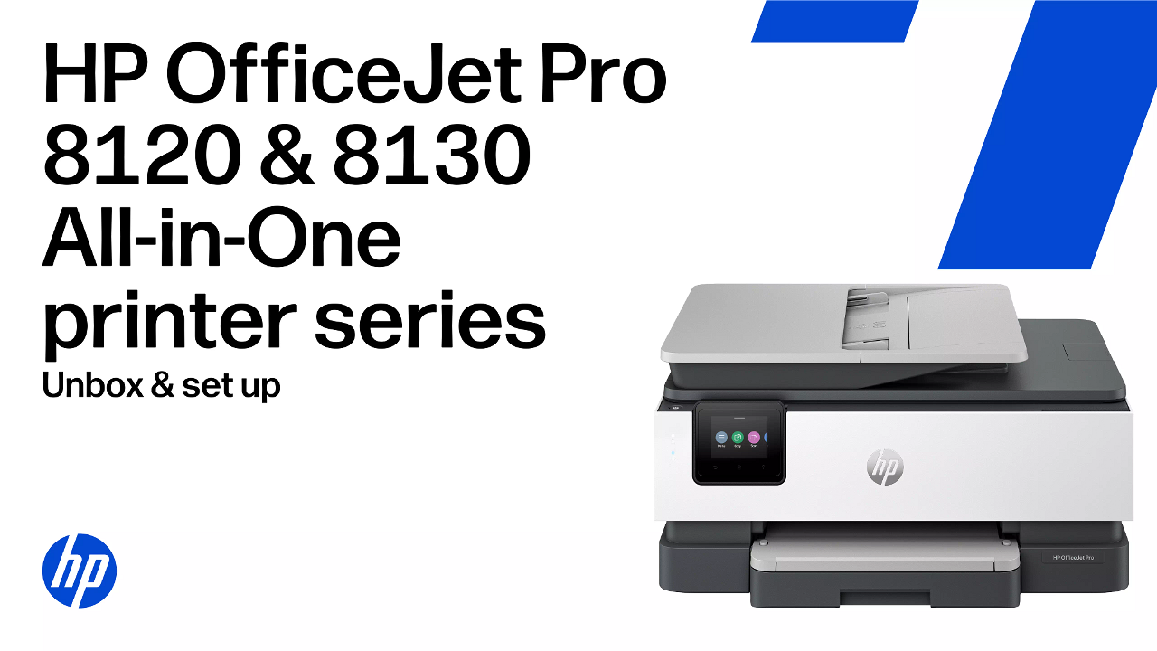 HP OfficeJet Pro 8120 All-in-One Printer Setup | HP® Support