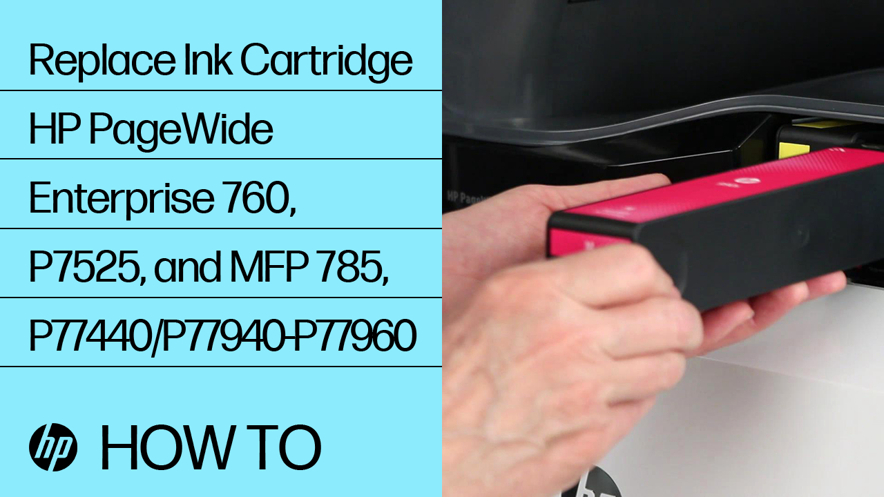 HP PageWide Color MFP 780, 785, P77440, E77650, E77660, P77940 