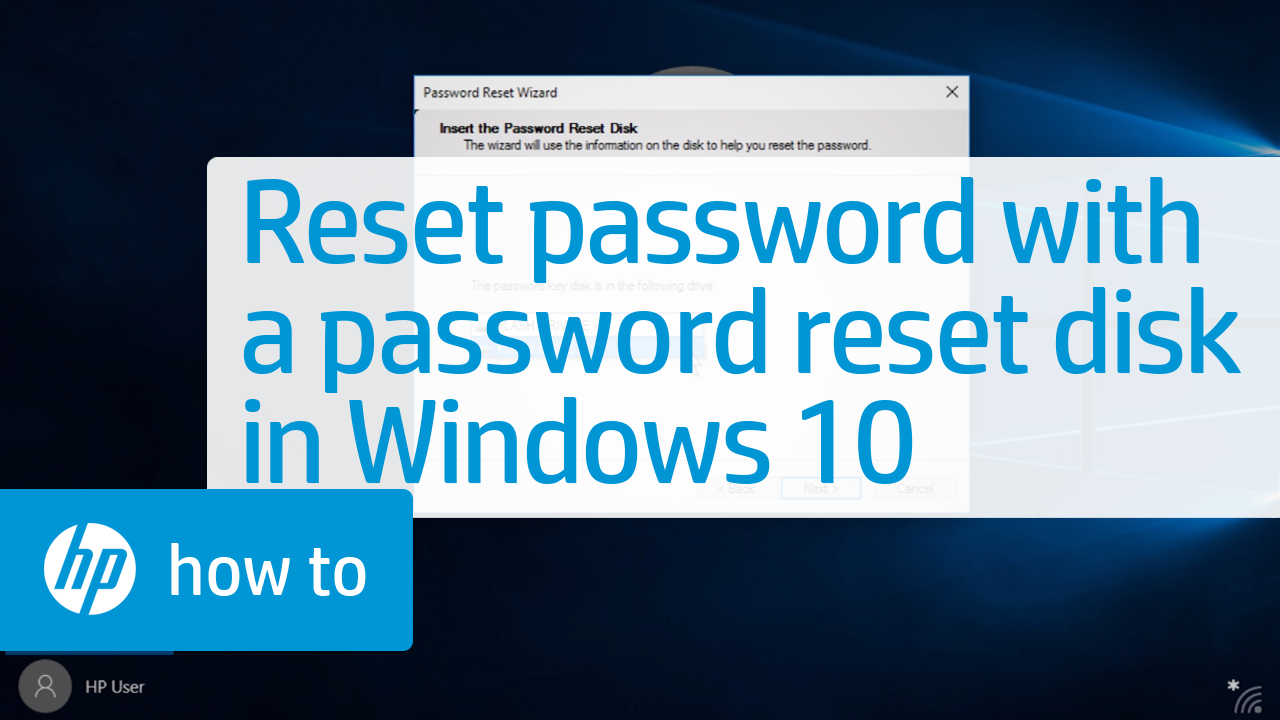 HP PCs - Change or reset the computer password in Windows 10 | HP® Support